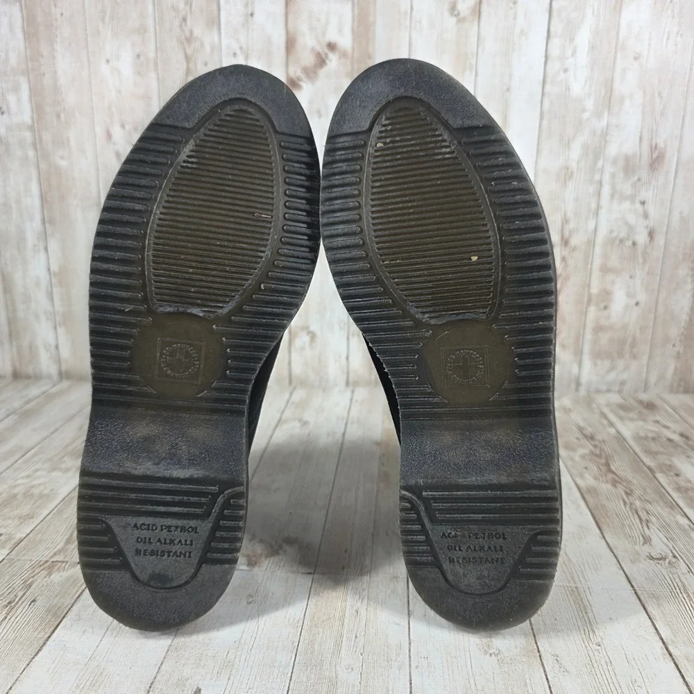 Dr. Martens Lana Velvet Ankle Boots Women's‎ US 7 EU 38 Black Lace Up
